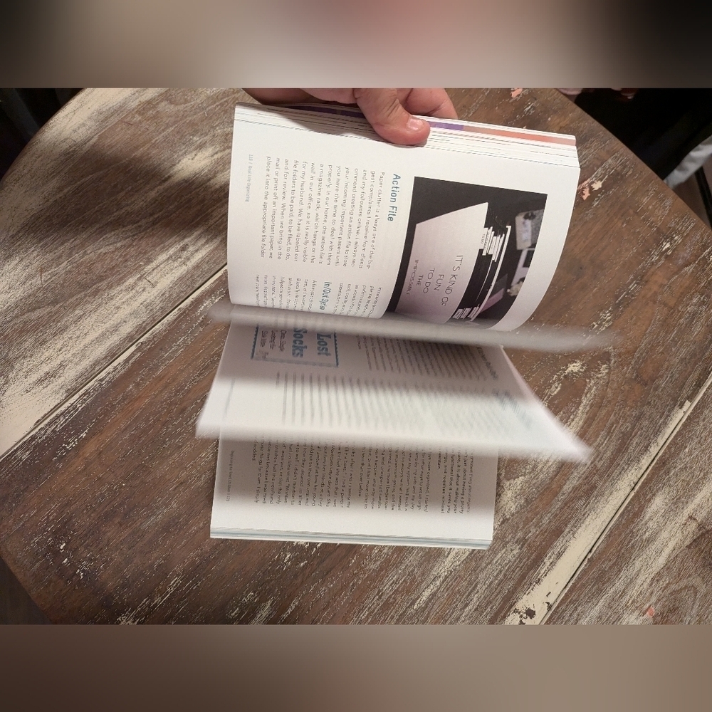Real Life Organizing Book paperback - Picture 8 of 13